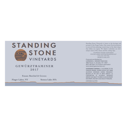 Product image for Standing Stone Vineyards Gewurztraminer Finger Lakes 2024 750ml