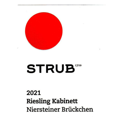 Product image for Strub Riesling Niersteiner Bruckchen Kabinett 2024 750ml