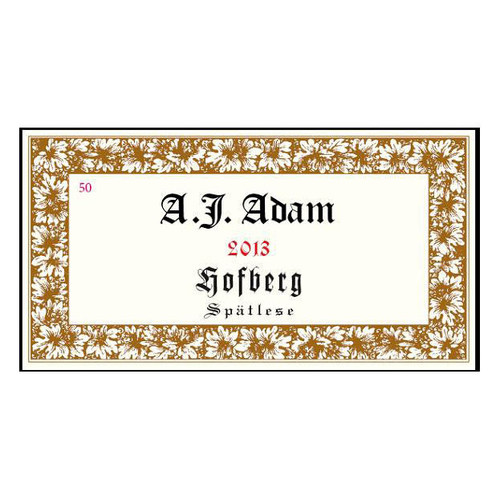 Product image for A.J. Adam Riesling Dhron Hofberg Spatlese 2024 750ml