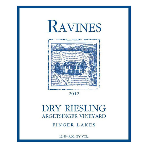Product image for Ravines Wine Cellars Dry Riesling Argetsinger Vineyard Finger Lakes 2021 750ml