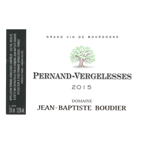 Product image for Domaine Jean-Baptiste Boudier Pernand-Vergelesses Blanc 2023 750ml