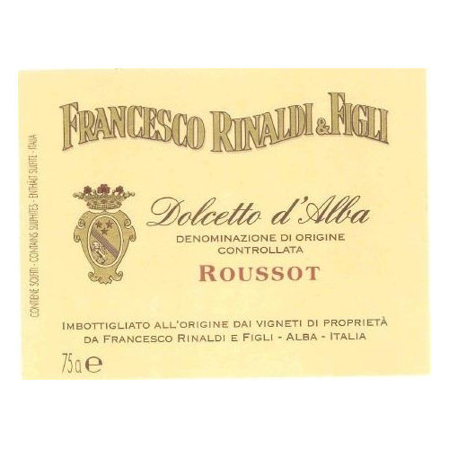 Product image for Francesco Rinaldi e Figli Dolcetto d'Alba Roussot 2024 750ml