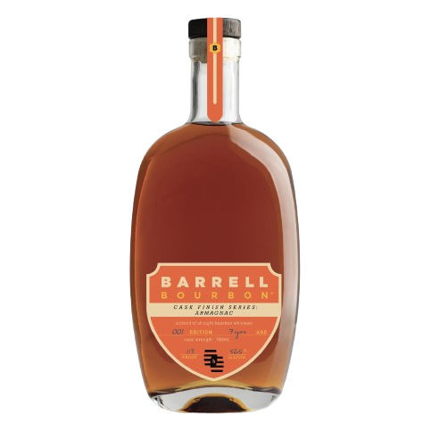 Product image for Barrell Craft Spirits Cask Finish Series Edt #001 7 YO Armagnac Cask Strength A Blend Of Straight Bourbon Whiskeys 113 Pf 750ml