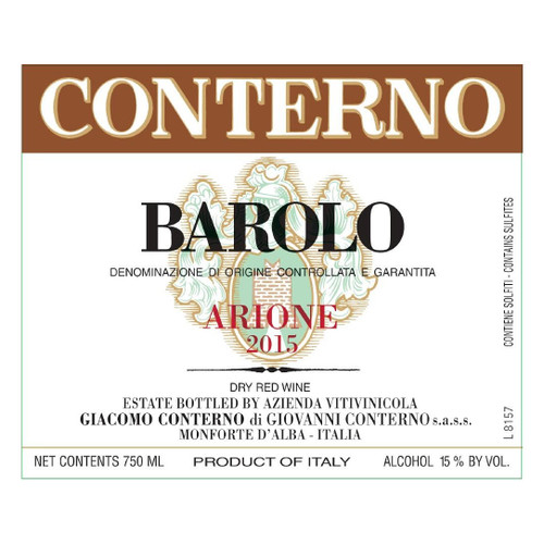 Product image for Giacomo Conterno Barolo Arione 2020 3L