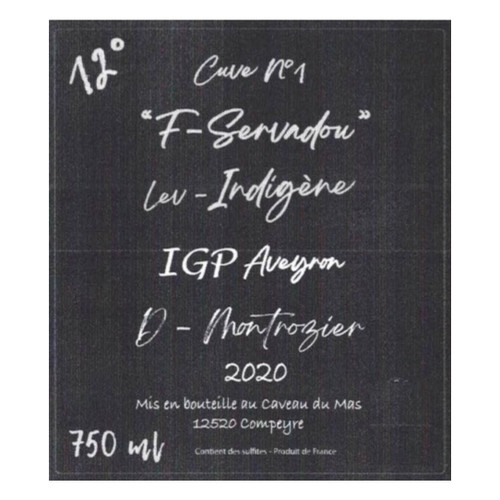 Product image for Ghislain Montrozier Aveyron Fer Servadou Cuve No 1 2023 750ml