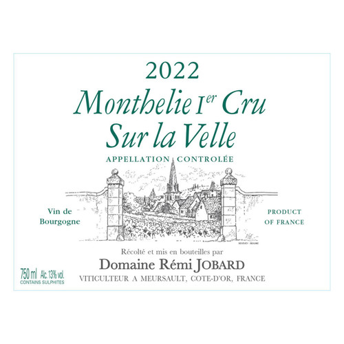 Product image for Domaine Remi Jobard Monthelie 1er Cru Sur La Velle 2023 750ml