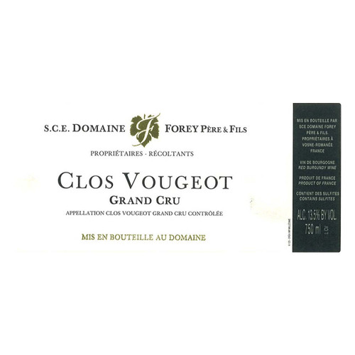 Domaine Forey Pere & Fils Clos Vougeot Grand Cru 2023 3L