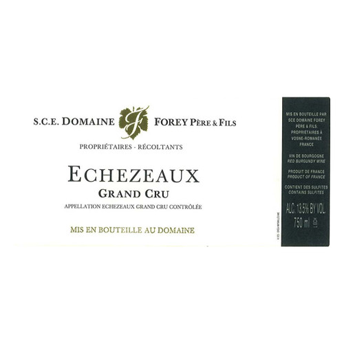 Domaine Forey Pere & Fils Echezeaux Grand Cru 2023 3L