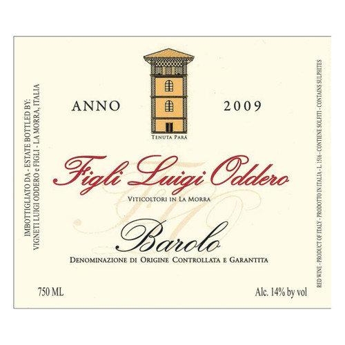 Figli Luigi Oddero Barolo Tradizionale 2021 750ml