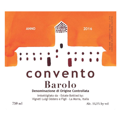 Figli Luigi Oddero Barolo Convento 2019 750ml