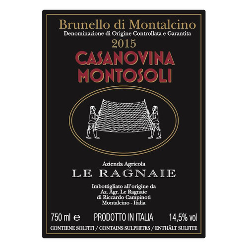 Product image for Le Ragnaie Brunello di Montalcino Casanovina Montosoli 2020 750ml