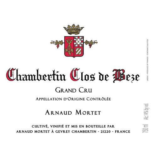 Product image for Arnaud Mortet Chambertin-Clos de Beze Grand Cru 2023 750ml