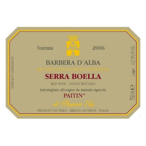 Product image for Paitin Serra Boella Barbera d'Alba 2024 750ml