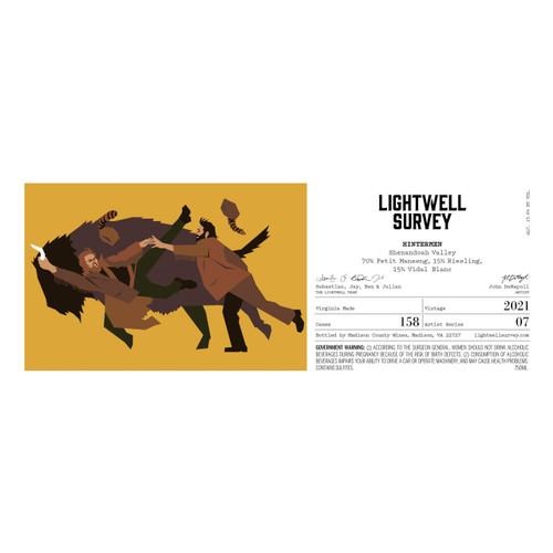 Product image for Lightwell Survey Hintermen White Shenandoah Valley 2023 750ml