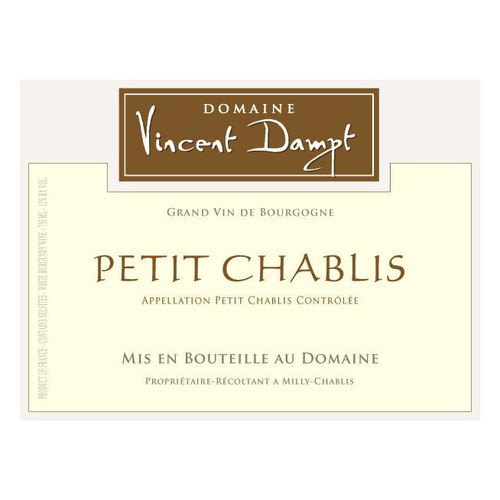 Product image for Domaine Vincent Dampt Petit Chablis 2024 750ml