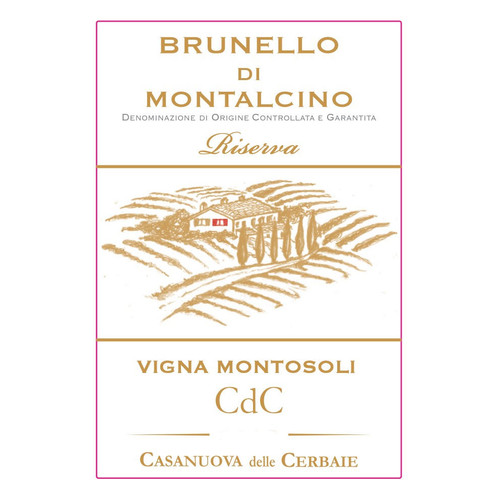 Product image for Casanuova delle Cerbaie Brunello di Montalcino Vigna Montosoli Riserva 2016 750ml