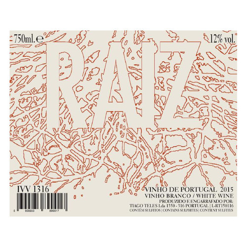 Product image for Tiago Teles Raiz White 2024 750ml