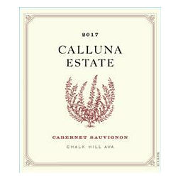 Product image for Calluna Cabernet Sauvignon Calluna Estate Chalk Hill 2019 750ml