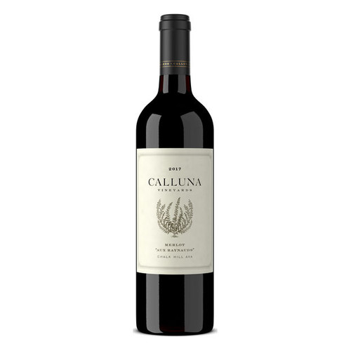 Product image for Calluna Merlot Aux Raynauds Chalk Hill 2021 750ml