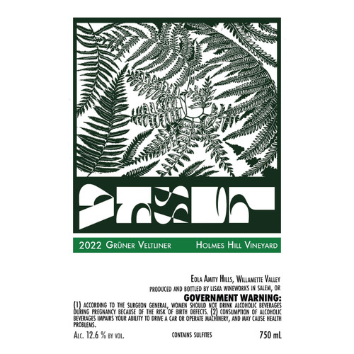 Product image for Liska Wine Co Gruner Veltliner Holmes Hill Vineyard Eola-Amity Hills 2024 750ml