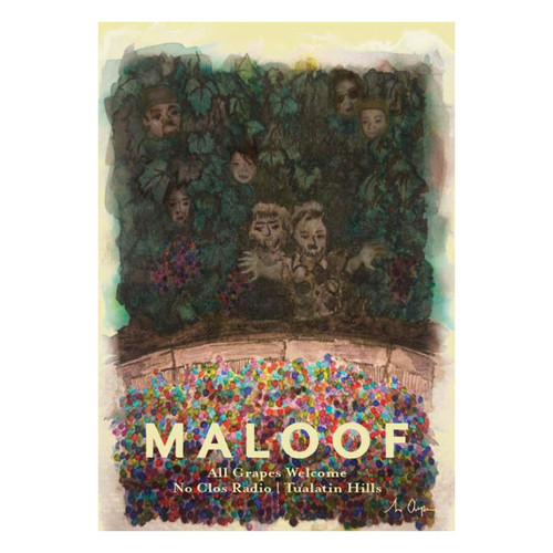 Product image for Maloof Wines All Grapes Welcome No Clos Radio Tualatin Hills 2023 750ml