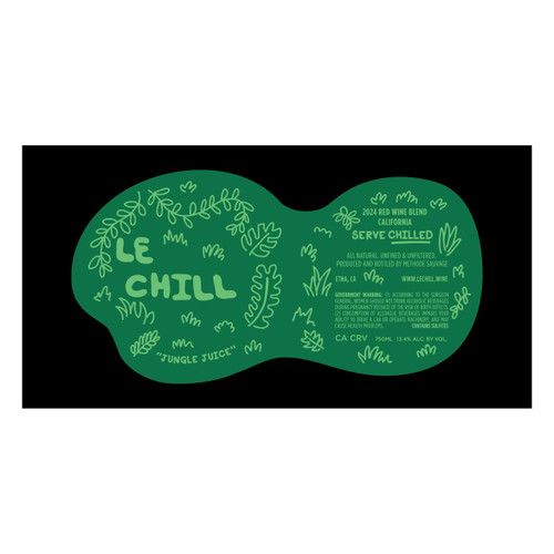 Product image for Le Chill Jungle Juice Red Wine Blend California 2024 750ml