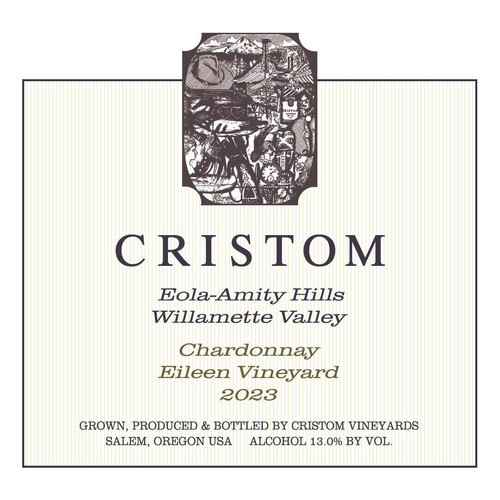Product image for Cristom Wines Chardonnay Eileen Vineyard Eola-Amity Hills 2023 750ml