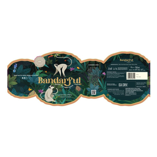 Product image for Bandarful Indian Cold Brew Coffee Liqueur 750ml