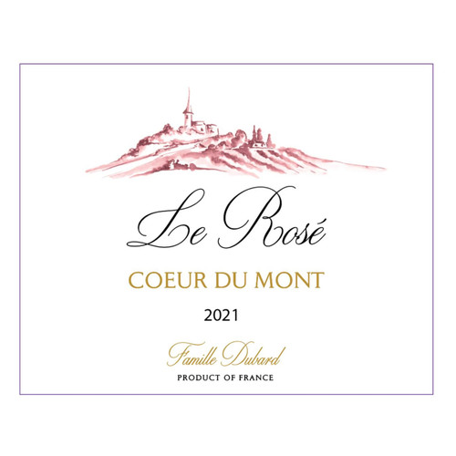 Product image for Famille Dubard Coeur Du Mont Le Rose 2025 750ml