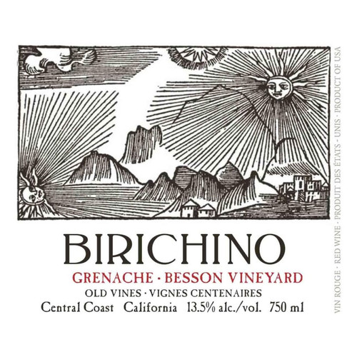 Product image for Birichino Wines Grenache Besson Vineyard Old Vines Central Coast 2024 750ml