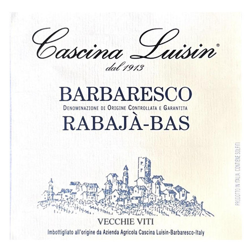 Product image for Cascina Luisin Barbaresco Rabaja-Bas 2019 750ml