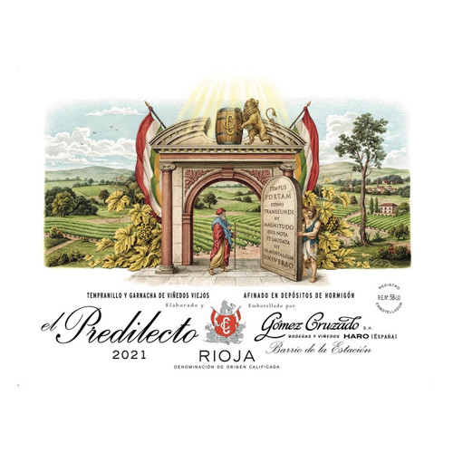 Product image for Gomez Cruzado Rioja Tempranillo Predilecto 2023 750ml