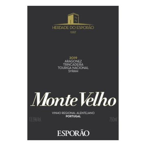 Product image for Esporao Vinho Regional Alentejano Monte Velho Tinto 2024 375ml
