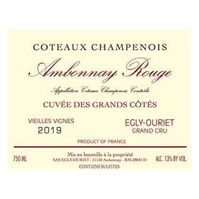 Product image for Egly-Ouriet Coteaux Champenois Cuvee des Grands Cotes Ambonnay Rouge Vieilles Vignes 2023 750ml