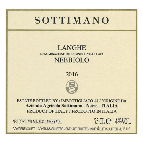Product image for Sottimano Langhe Nebbiolo 2024 750ml
