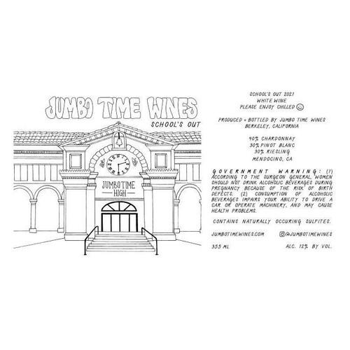 Product image for Jumbo Time Wines School's Out Mendocino County 2024 12oz