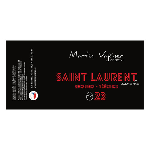 Product image for Vinarstvi Martin Vajcner Morava Saint Laurent Carafa Znojmo-Tesetice 2023 750ml