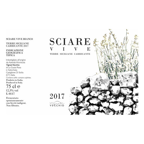 Product image for Vigneti Vecchio Terre Siciliane Carricante Sciare Vive 2023 750ml