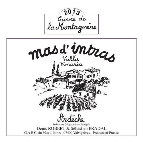 Product image for Mas d'Intras Cuvee de la Montagnere Blanc 2024 750ml