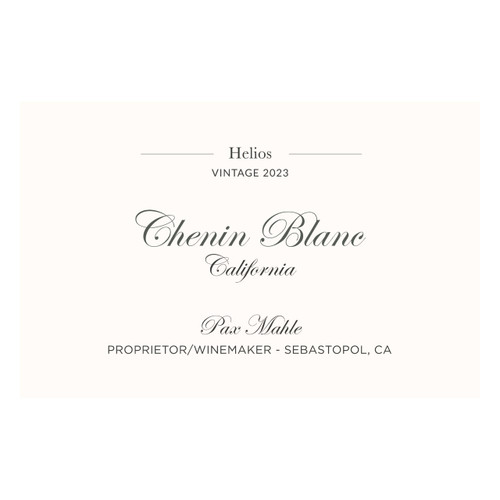 Product image for Pax Mahle Wines Chenin Blanc Helios California 2025 750ml