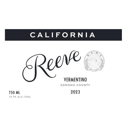 Product image for Reeve Vermentino Sonoma County 2025 750ml
