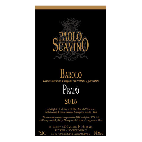 Product image for Paolo Scavino Barolo Prapo 2022 750ml