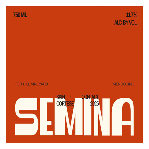 Product image for Semina Cortese Skin Contact Fox Hill Vineyard Mendocino 2025 750ml