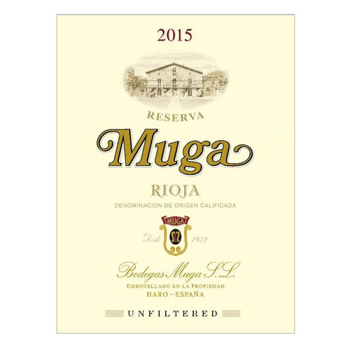 Product image for Bodegas Muga Rioja Reserva Unfiltered 2022 750ml