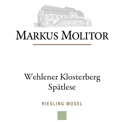Product image for Markus Molitor Riesling Wehlener Klosterberg Spatlese (Green Capsule) 2020 750ml