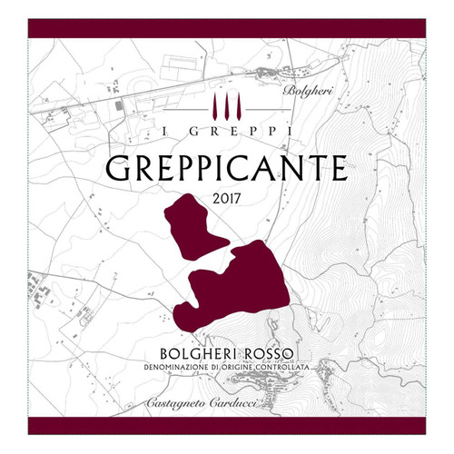 Product image for I Greppi Bolgheri Rosso Greppicante 2024 750ml
