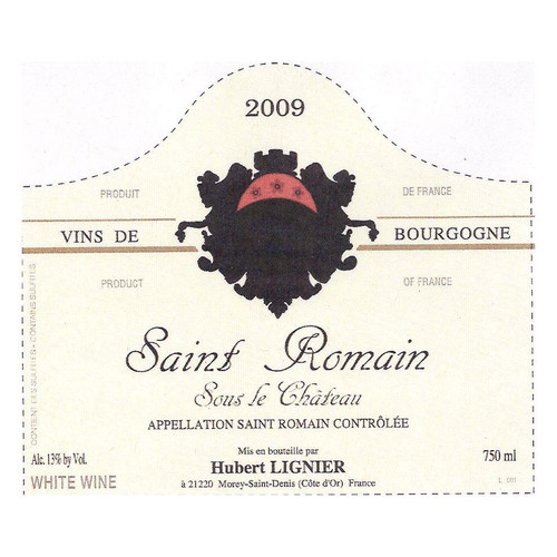 Hubert Lignier Saint-Romain Blanc 2024 750ml