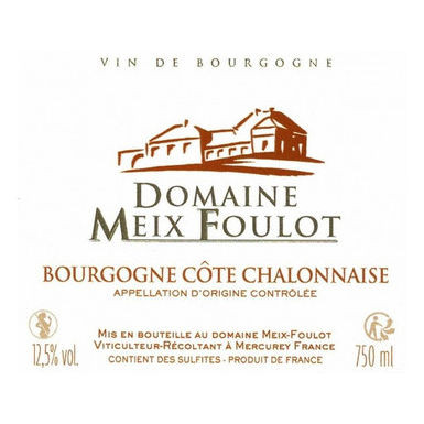 Domaine Meix Foulot Bourgogne Cote Chalonnaise Rouge  2022 750ml