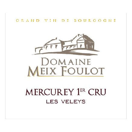 Domaine Meix Foulot Mercurey Rouge 1er Cru Les Veleys  2020 750ml