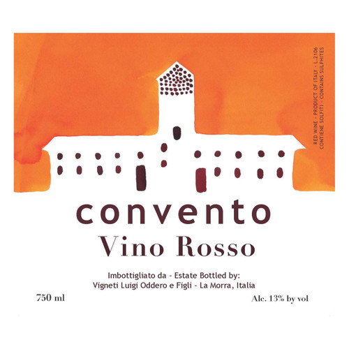 Figli Luigi Oddero Vino Rosso Convento  2024 750ml